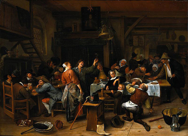 Jan Steen A company celebrating the birthday of Prince William III, 14 November 1660